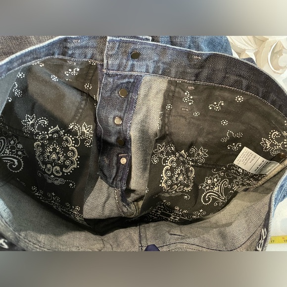 Ernest Sewn Men’s Button Fly Jeans 32” - Picture 10 of 11